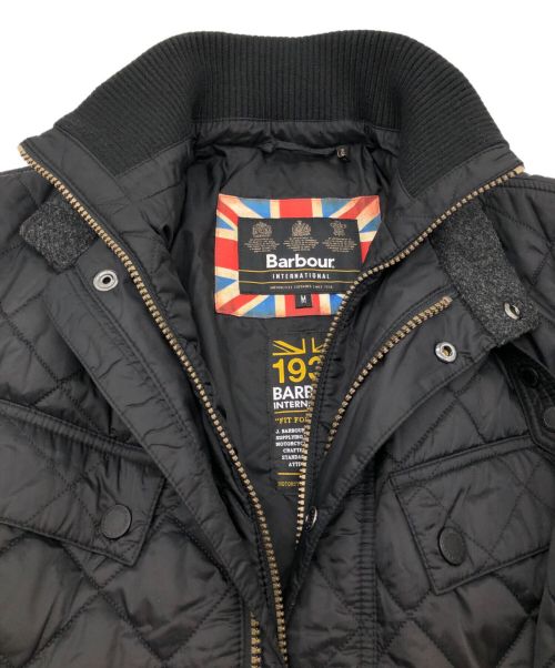 Barbour International（バブアーインターナショナル）Barbour International (バブアーインターナショナル) キルティングジャケット ブラック サイズ:Mの古着・服飾アイテム