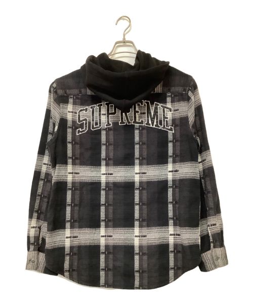 SUPREME（シュプリーム）SUPREME (シュプリーム) シャツ ブラック×グレー サイズ:SIZE Mの古着・服飾アイテム