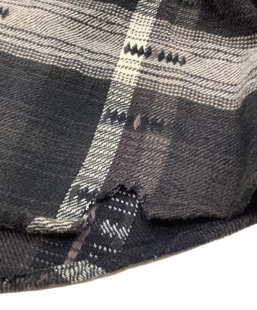 SUPREME（シュプリーム）SUPREME (シュプリーム) シャツ ブラック×グレー サイズ:SIZE Mの古着・服飾アイテム