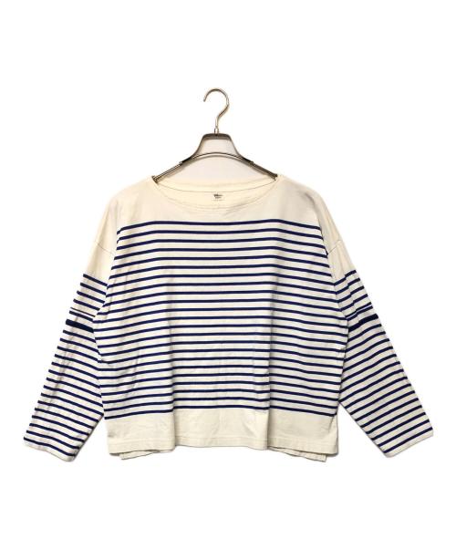 Ron Herman（ロンハーマン）Ron Herman (ロンハーマン) Too Big Striped Tee ブルー×ホワイト サイズ:Freeの古着・服飾アイテム