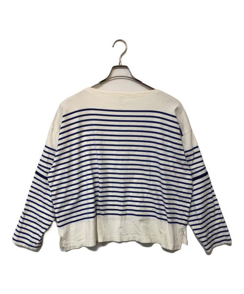 Ron Herman（ロンハーマン）Ron Herman (ロンハーマン) Too Big Striped Tee ブルー×ホワイト サイズ:Freeの古着・服飾アイテム