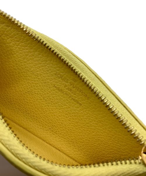 LOUIS VUITTON（ルイ ヴィトン）LOUIS VUITTON (ルイ ヴィトン) カードケース イエローの古着・服飾アイテム