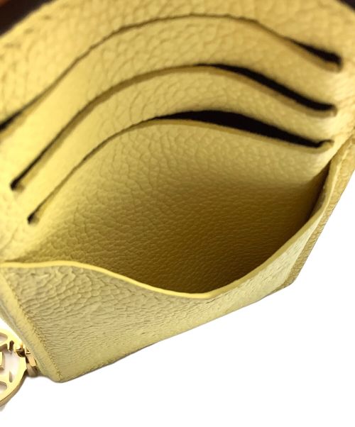 LOUIS VUITTON（ルイ ヴィトン）LOUIS VUITTON (ルイ ヴィトン) カードケース イエローの古着・服飾アイテム