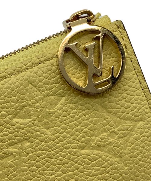 LOUIS VUITTON（ルイ ヴィトン）LOUIS VUITTON (ルイ ヴィトン) カードケース イエローの古着・服飾アイテム