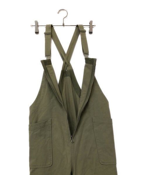 Spick and Span（スピックアンドスパン）Spick and Span (スピックアンドスパン) コットンオーバーオール カーキ サイズ:SIZE Mの古着・服飾アイテム