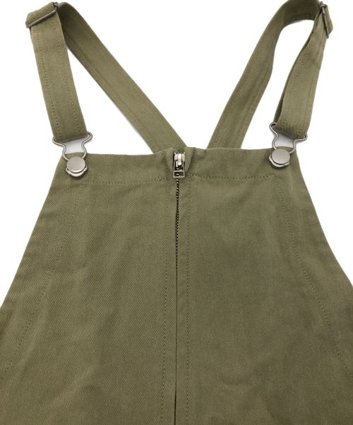 Spick and Span（スピックアンドスパン）Spick and Span (スピックアンドスパン) コットンオーバーオール カーキ サイズ:SIZE Mの古着・服飾アイテム