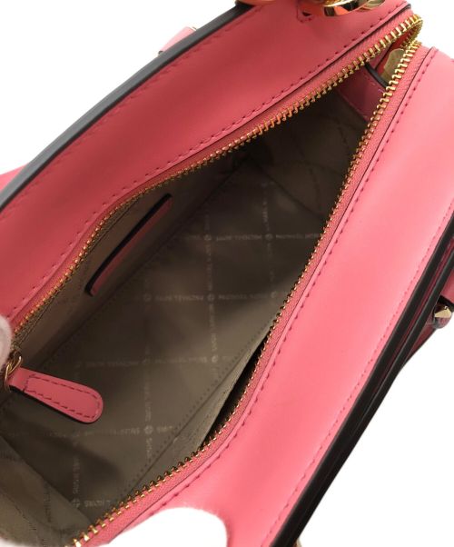 MICHAEL KORS（マイケル・コース）MICHAEL KORS (マイケルコース) サッチェルスモール　2WAYショルダーバッグ ピンクの古着・服飾アイテム