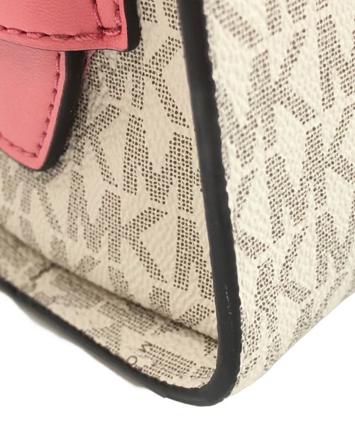 MICHAEL KORS（マイケル・コース）MICHAEL KORS (マイケルコース) サッチェルスモール　2WAYショルダーバッグ ピンクの古着・服飾アイテム