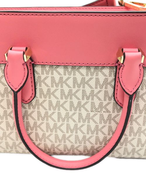 MICHAEL KORS（マイケル・コース）MICHAEL KORS (マイケルコース) サッチェルスモール　2WAYショルダーバッグ ピンクの古着・服飾アイテム