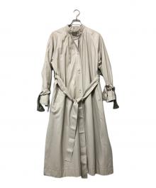 DRESSLAVE（ドレスレイブ）の古着「フェイクレザーコート」｜ベージュ