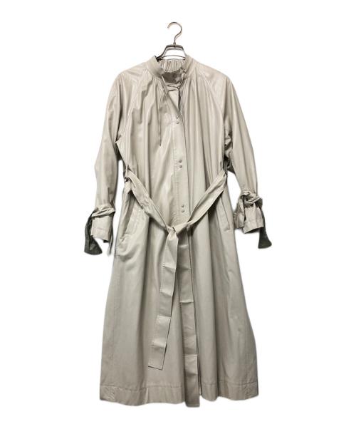 DRESSLAVE（ドレスレイブ）DRESSLAVE (ドレスレイブ) フェイクレザーコート ベージュ サイズ:38の古着・服飾アイテム