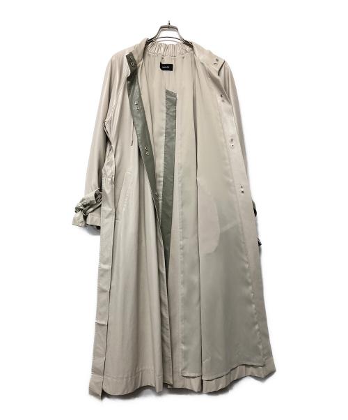 DRESSLAVE（ドレスレイブ）DRESSLAVE (ドレスレイブ) フェイクレザーコート ベージュ サイズ:38の古着・服飾アイテム