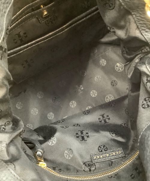 TORY BURCH（トリーバーチ）TORY BURCH (トリーバーチ) 巾着チェーンショルダーバッグ ブラックの古着・服飾アイテム