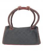 LOEWEロエベ）の古着「ハンドバッグ」｜ブラック×レッド