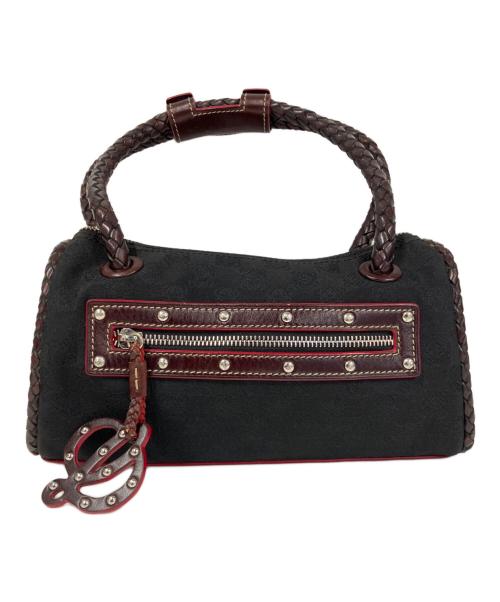 LOEWE（ロエベ）LOEWE (ロエベ) ハンドバッグ ブラック×レッドの古着・服飾アイテム