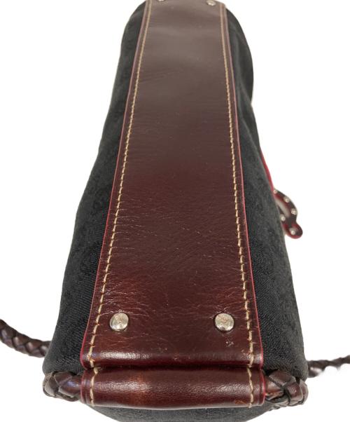 LOEWE（ロエベ）LOEWE (ロエベ) ハンドバッグ ブラック×レッドの古着・服飾アイテム