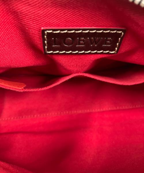 LOEWE（ロエベ）LOEWE (ロエベ) ハンドバッグ ブラック×レッドの古着・服飾アイテム