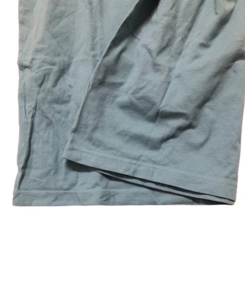 Maison Margiela（メゾンマルジェラ）Maison Margiela (メゾンマルジェラ) STEREO TYPE　Vネックカットソー ブルー サイズ:SIZE 48の古着・服飾アイテム