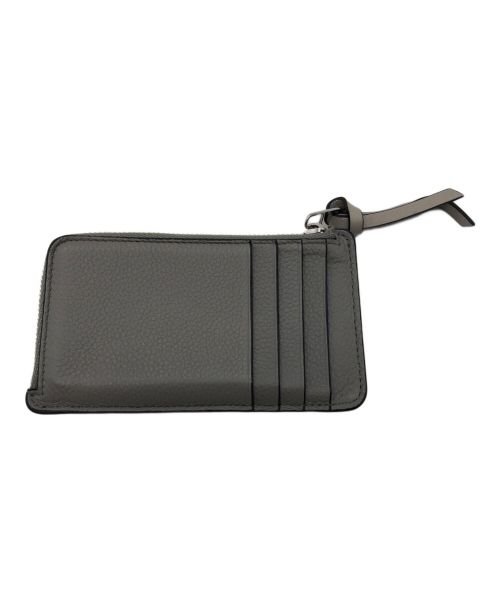 LOEWE（ロエベ）LOEWE (ロエベ) ソフトグレインカーフ グレー×グリーンの古着・服飾アイテム