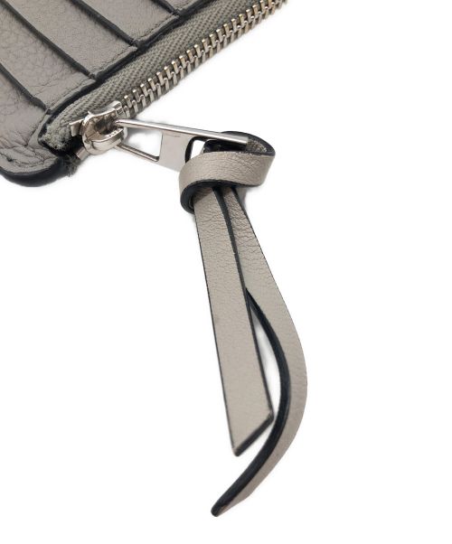 LOEWE（ロエベ）LOEWE (ロエベ) ソフトグレインカーフ グレー×グリーンの古着・服飾アイテム