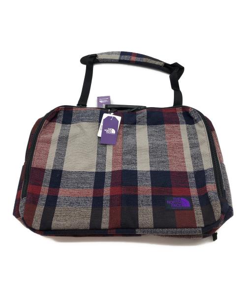 THE NORTHFACE PURPLELABEL（ザ・ノースフェイス パープルレーベル）THE NORTHFACE PURPLELABEL (ザ・ノースフェイス パープルレーベル) 3WAYブリーフバッグ グレー×レッド 未使用品の古着・服飾アイテム
