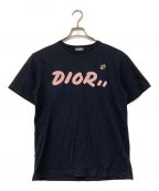 Diorディオール）の古着「半袖カットソー」｜ネイビー×ピンク