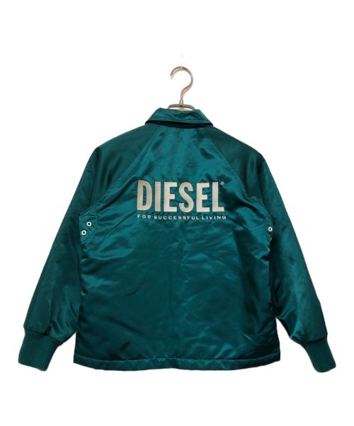 DIESEL（ディーゼル）DIESEL (ディーゼル) コーチジャケット グリーン サイズ:10の古着・服飾アイテム