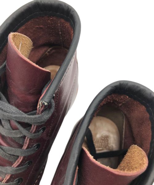 RED WING（レッドウィング）RED WING (レッドウィング) レザーブーツ ワインレッド×ブラウン サイズ:26.5の古着・服飾アイテム