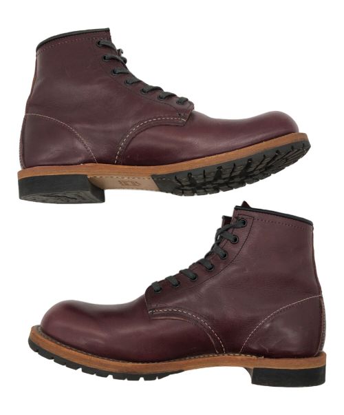 RED WING（レッドウィング）RED WING (レッドウィング) レザーブーツ ワインレッド×ブラウン サイズ:26.5の古着・服飾アイテム