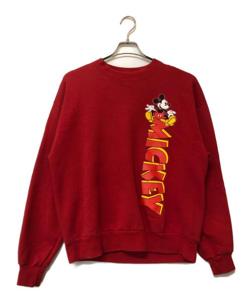 MICKEY&CO（ミッキー アンド コー）MICKEY&CO (ミッキー アンド コー) プルオーバースウェット レッド サイズ:SIZE Lの古着・服飾アイテム