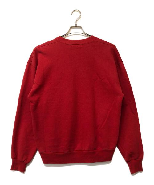 MICKEY&CO（ミッキー アンド コー）MICKEY&CO (ミッキー アンド コー) プルオーバースウェット レッド サイズ:SIZE Lの古着・服飾アイテム