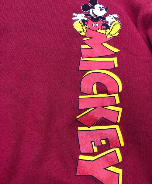 MICKEY&CO（ミッキー アンド コー）MICKEY&CO (ミッキー アンド コー) プルオーバースウェット レッド サイズ:SIZE Lの古着・服飾アイテム