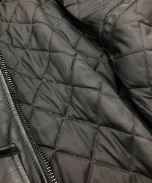 Schott（ショット）Schott (ショット) レザージャケット ブラック サイズ:34の古着・服飾アイテム