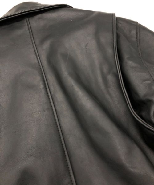 Schott（ショット）Schott (ショット) レザージャケット ブラック サイズ:34の古着・服飾アイテム