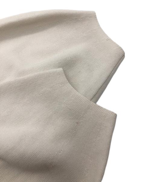 BEAUTY&YOUTH UNITED ARROWS（ビューティーアンドユースユナイテッドアローズ）BEAUTY&YOUTH UNITED ARROWS (ビューティーアンドユースユナイテッドアローズ) ミラノリブカーブスリーブニットプルオーバー ホワイト サイズ:不明の古着・服飾アイテム