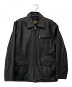 MORGAN PRODUCTIONSモーガン プロダクションズ）の古着「レザージャケット」｜ブラック