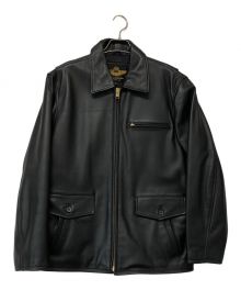 MORGAN PRODUCTIONS（モーガン プロダクションズ）の古着「レザージャケット」｜ブラック