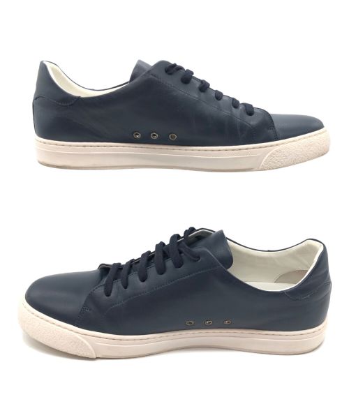 ANYA HINDMARCH（アニヤ・ハインドマーチ）ANYA HINDMARCH (アニヤハインドマーチ) スニーカー ネイビー×ホワイト サイズ:SIZE 44の古着・服飾アイテム