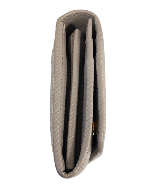 PRADA（プラダ）PRADA (プラダ) 長財布 グレーの古着・服飾アイテム