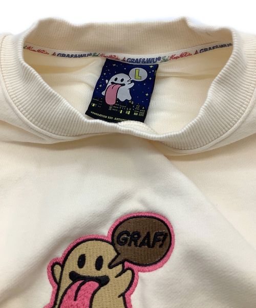 GRAF&WU（グラフアンドユー）GRAF&WU (グラフアンドユー) スウェット ベージュ サイズ:SIZE Lの古着・服飾アイテム