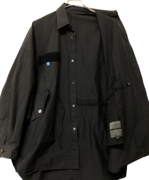 FUMITO GANRYU（フミトガンリュウ）FUMITO GANRYU (フミトガンリュウ) コート ブラック サイズ:SIZE 2の古着・服飾アイテム
