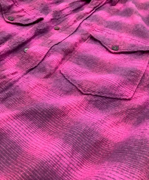 COMOLI（コモリ）COMOLI (コモリ) ウールシルクワークシャツ ピンク サイズ:SIZE 2の古着・服飾アイテム