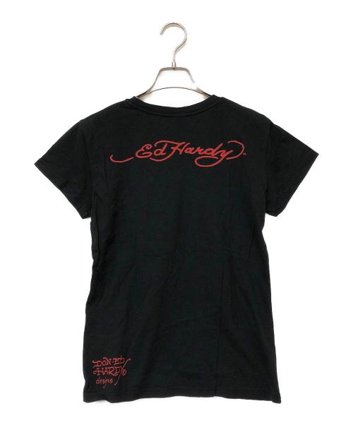 Ed Hardy（エド ハーディー）ED HARDY (エド ハーディー) 半袖カットソー ブラック サイズ:SIZE Mの古着・服飾アイテム