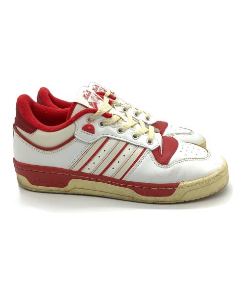 adidas（アディダス）adidas (アディダス) RIVALRY LOW 86　スニーカー ホワイト×レッド サイズ:SIZE 27cmの古着・服飾アイテム