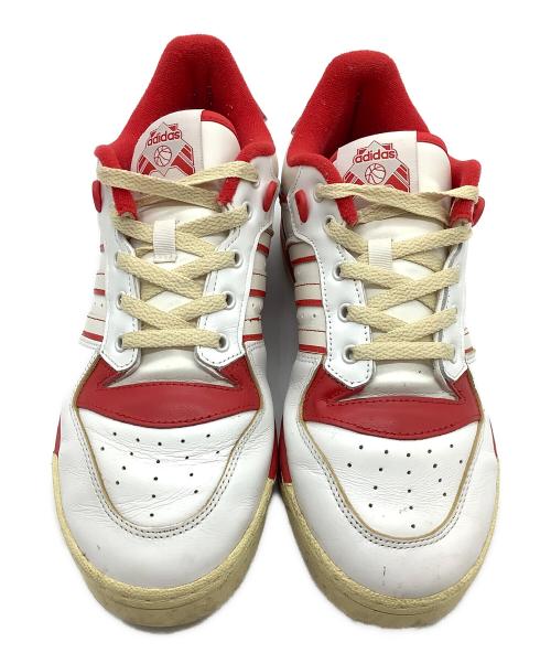 adidas（アディダス）adidas (アディダス) RIVALRY LOW 86　スニーカー ホワイト×レッド サイズ:SIZE 27cmの古着・服飾アイテム