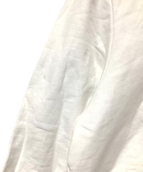 DIESEL（ディーゼル）DIESEL (ディーゼル) プルオーバーパーカー ホワイト×ブラック サイズ:SIZE Mの古着・服飾アイテム