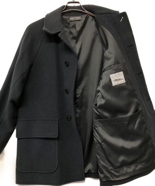 BEAUTY&YOUTH UNITED ARROWS（ビューティーアンドユースユナイテッドアローズ）BEAUTY&YOUTH UNITED ARROWS (ビューティーアンドユースユナイテッドアローズ) インテスプラメルトンハーフコート ネイビー サイズ:SIZE Mの古着・服飾アイテム