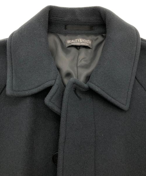 BEAUTY&YOUTH UNITED ARROWS（ビューティーアンドユースユナイテッドアローズ）BEAUTY&YOUTH UNITED ARROWS (ビューティーアンドユースユナイテッドアローズ) インテスプラメルトンハーフコート ネイビー サイズ:SIZE Mの古着・服飾アイテム
