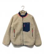 Patagoniaパタゴニア）の古着「キッズ・レトロX・ジャケット　フリースジャケット」｜ベージュ