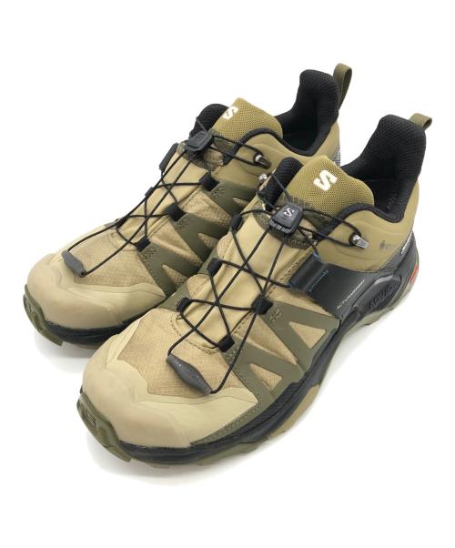 SALOMON（サロモン）SALOMON (サロモン) トレッキングシューズ カーキ×ブラック サイズ:SIZE 26cmの古着・服飾アイテム